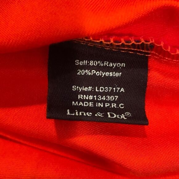 Line + Dot Wrap Dress Sleeveless Size XSmall - Picture 8 of 11